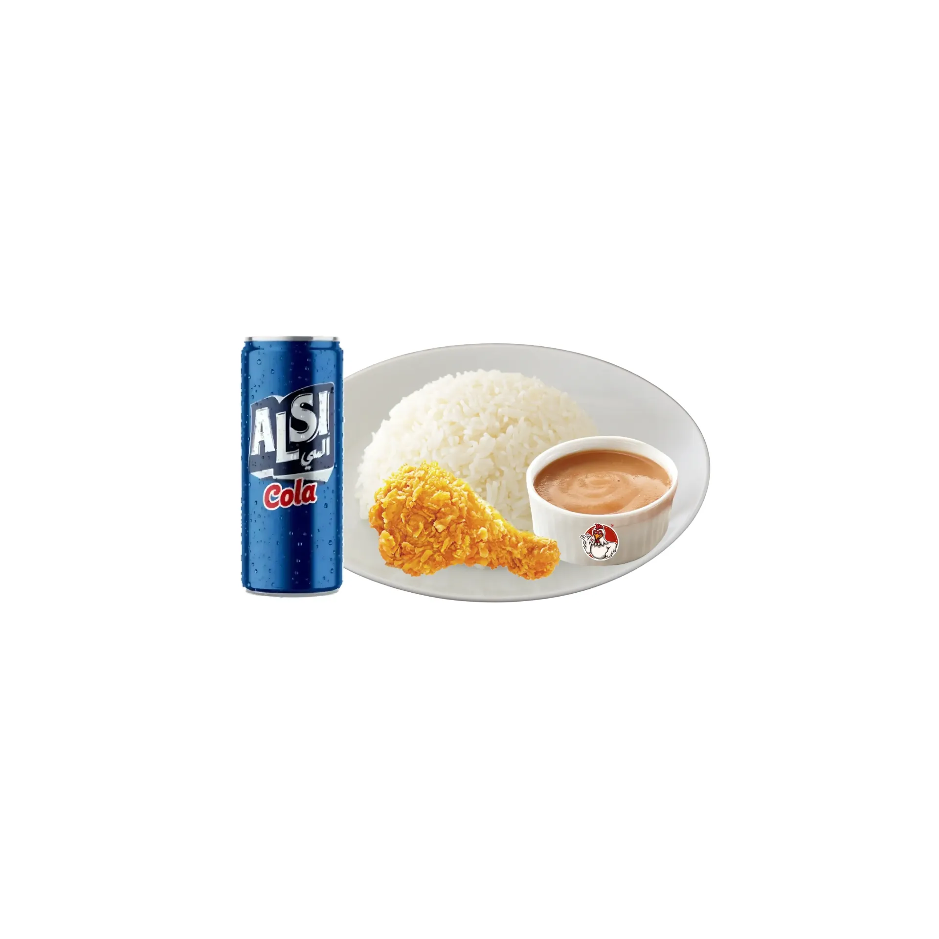 1 PC Chicken with Rise, Drink